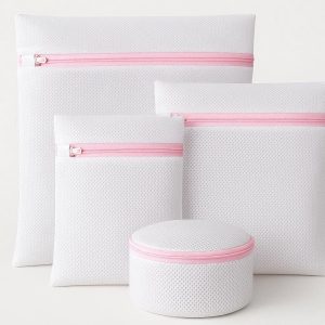 Delicates Washing Bag Set with Zipper Closure