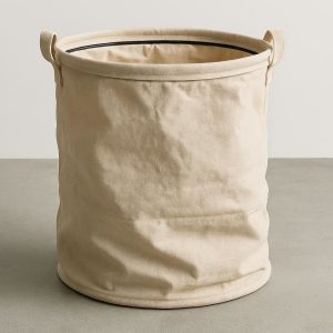 Heavy Duty Canvas Laundry Hamper Bag Collapsible